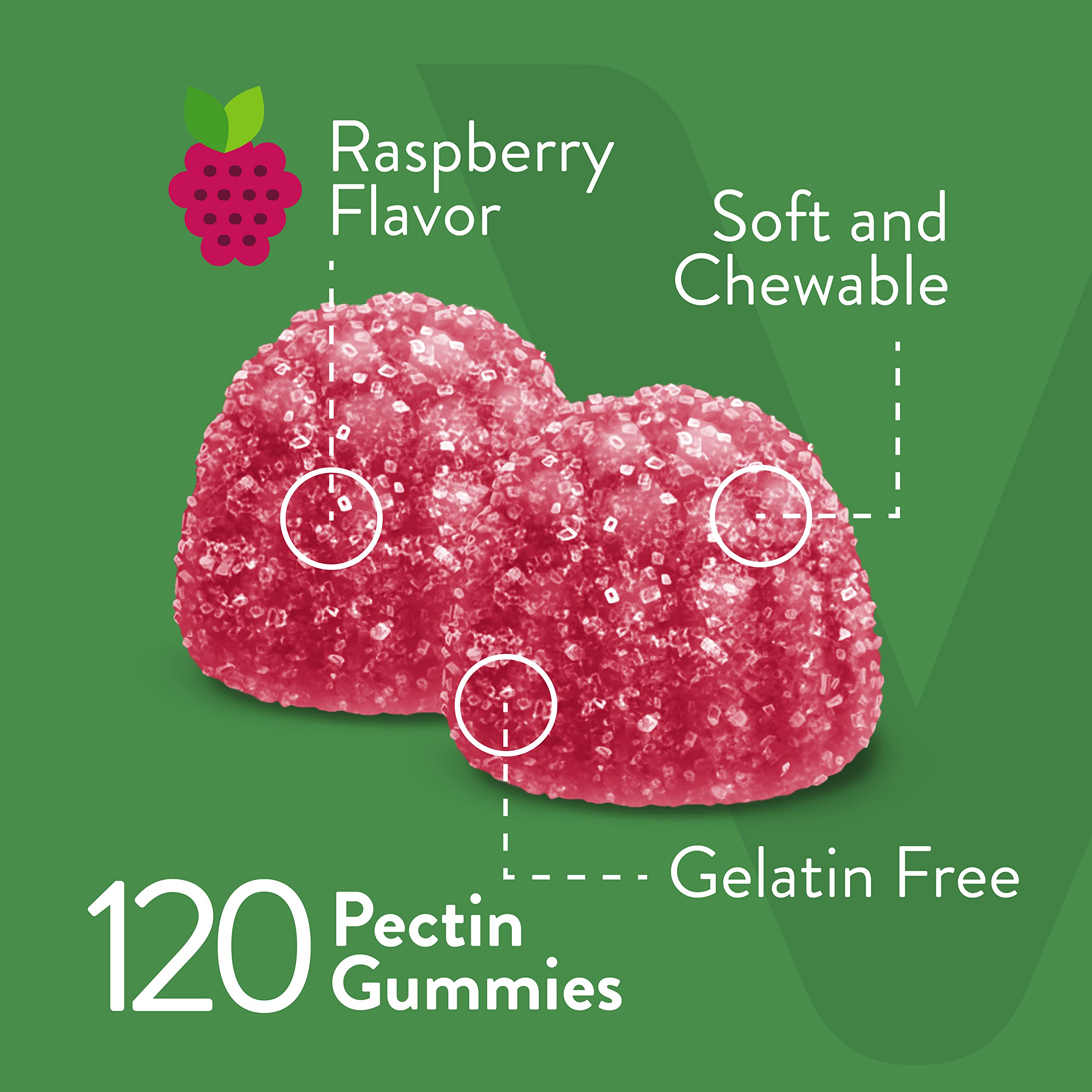 Viteey Magnesium Citrate Gummies showing two gummies