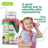 Viteey Magnesium Gummies on a kitchen counter