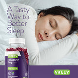 Viteey Melatonin Gummies 10mg in a lifestyle setting