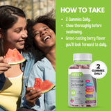 Viteey Multivitamin Gummies displayed with fresh berries