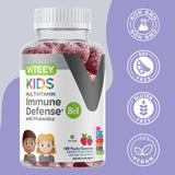 Viteey Multivitamin Gummies for Kids close-up of gummies
