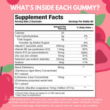 Viteey Multivitamin Gummies for Kids showing nutritional information