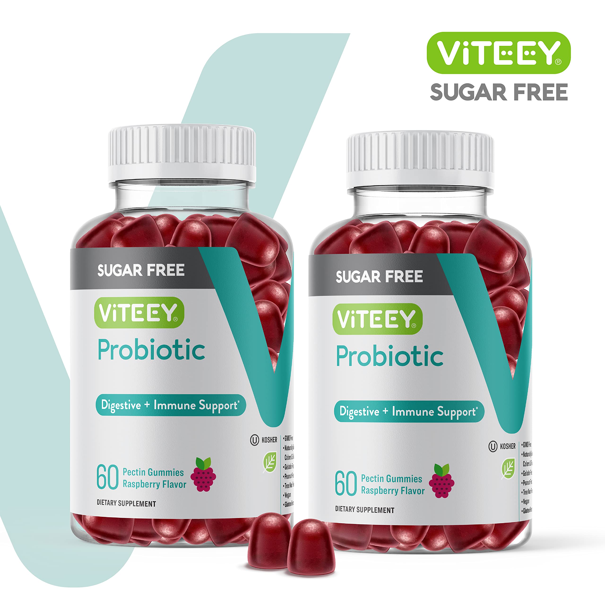 Viteey Multivitamin Gummies packaging with nutrition facts