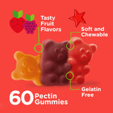 Viteey Multivitamin Gummies showing fruit flavours