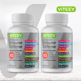 Viteey Multivitamins 120 capsules side view