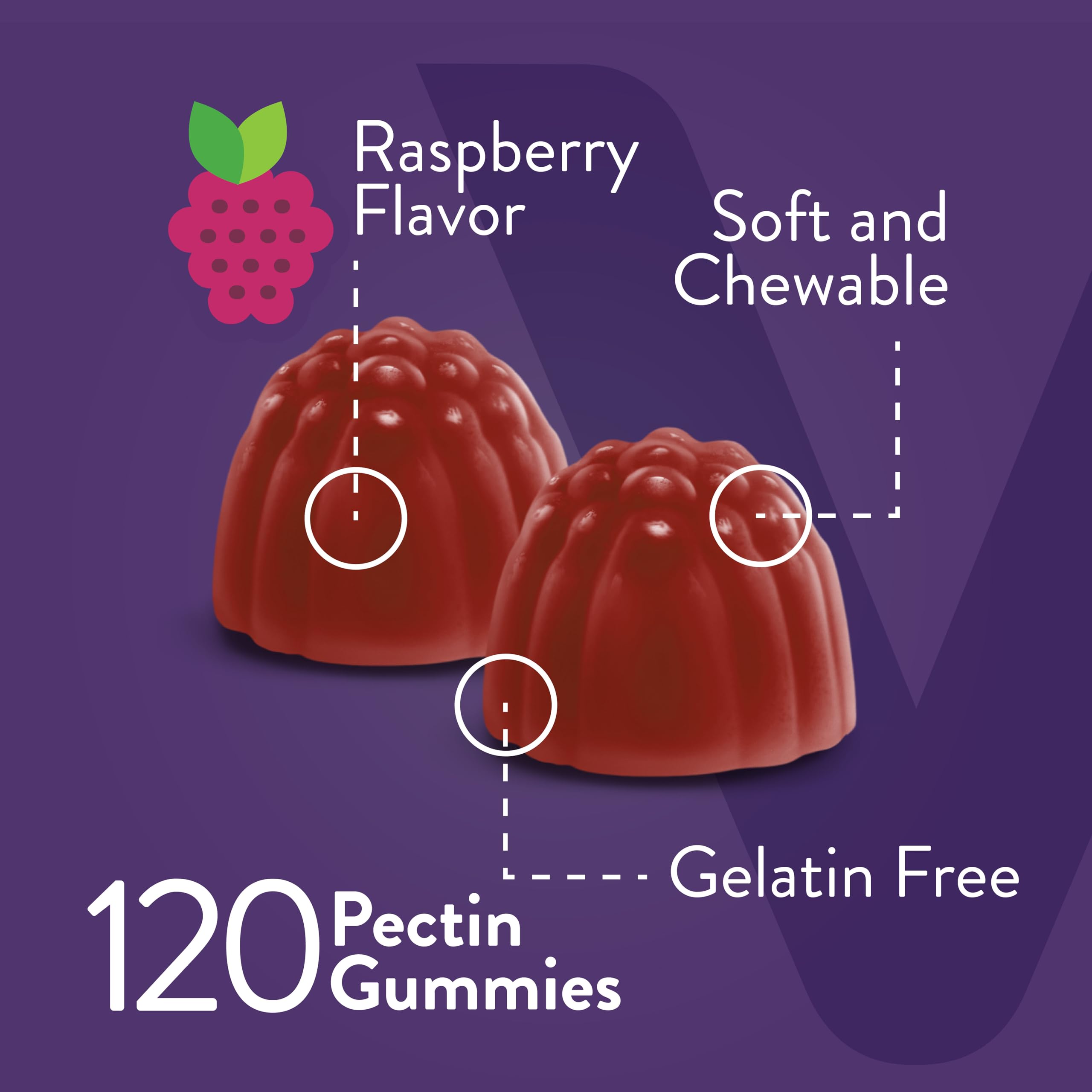 Viteey Multivitamins for Women Gummies close-up of gummies
