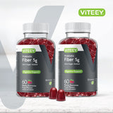 Viteey Prebiotic Fiber Gummies showing two gummies