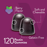 Viteey Prenatal Vitamins Gummies berry flavour close-up