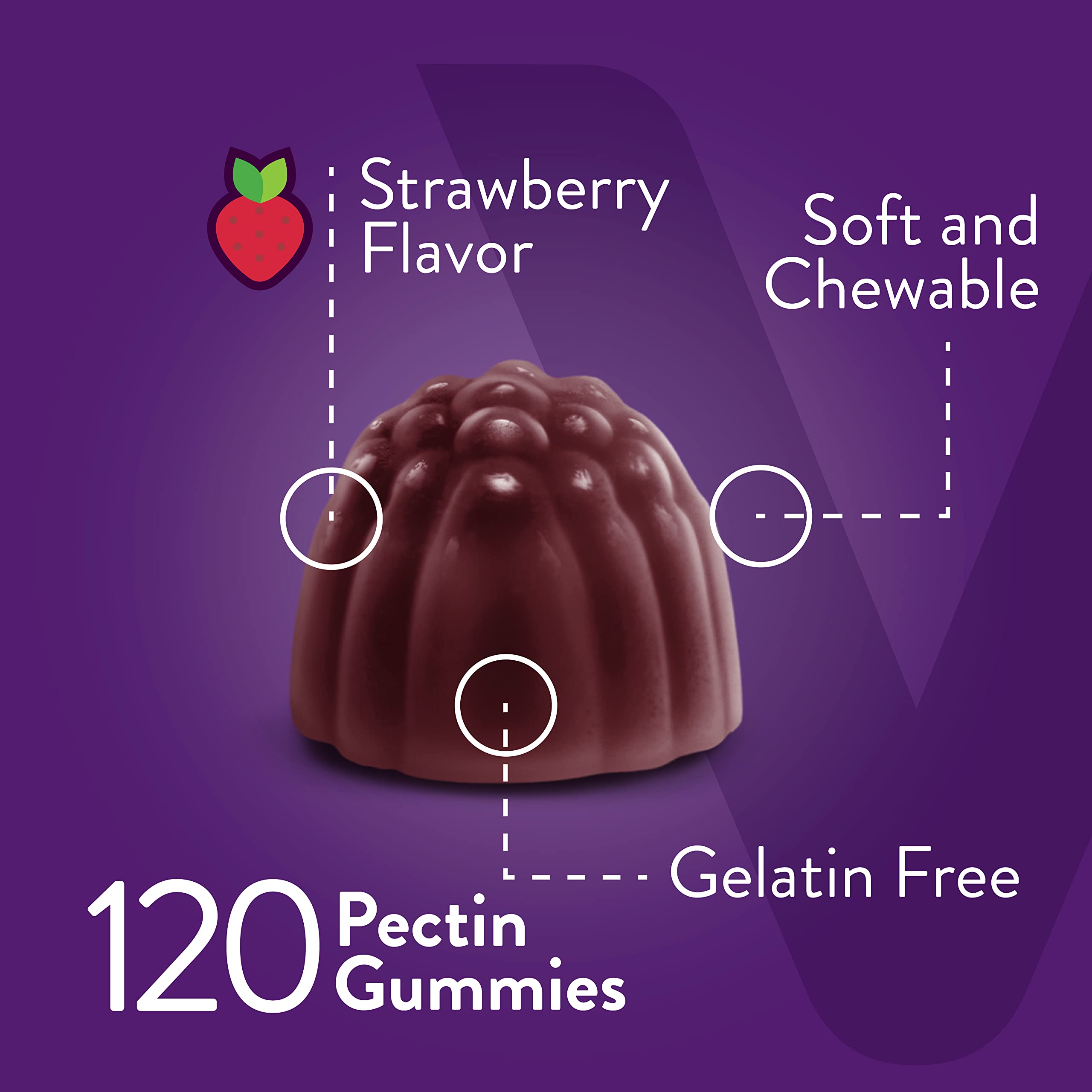 Viteey Super Green Gummies showing serving size of 2 gummies
