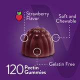 Viteey Super Green Gummies showing serving size of 2 gummies