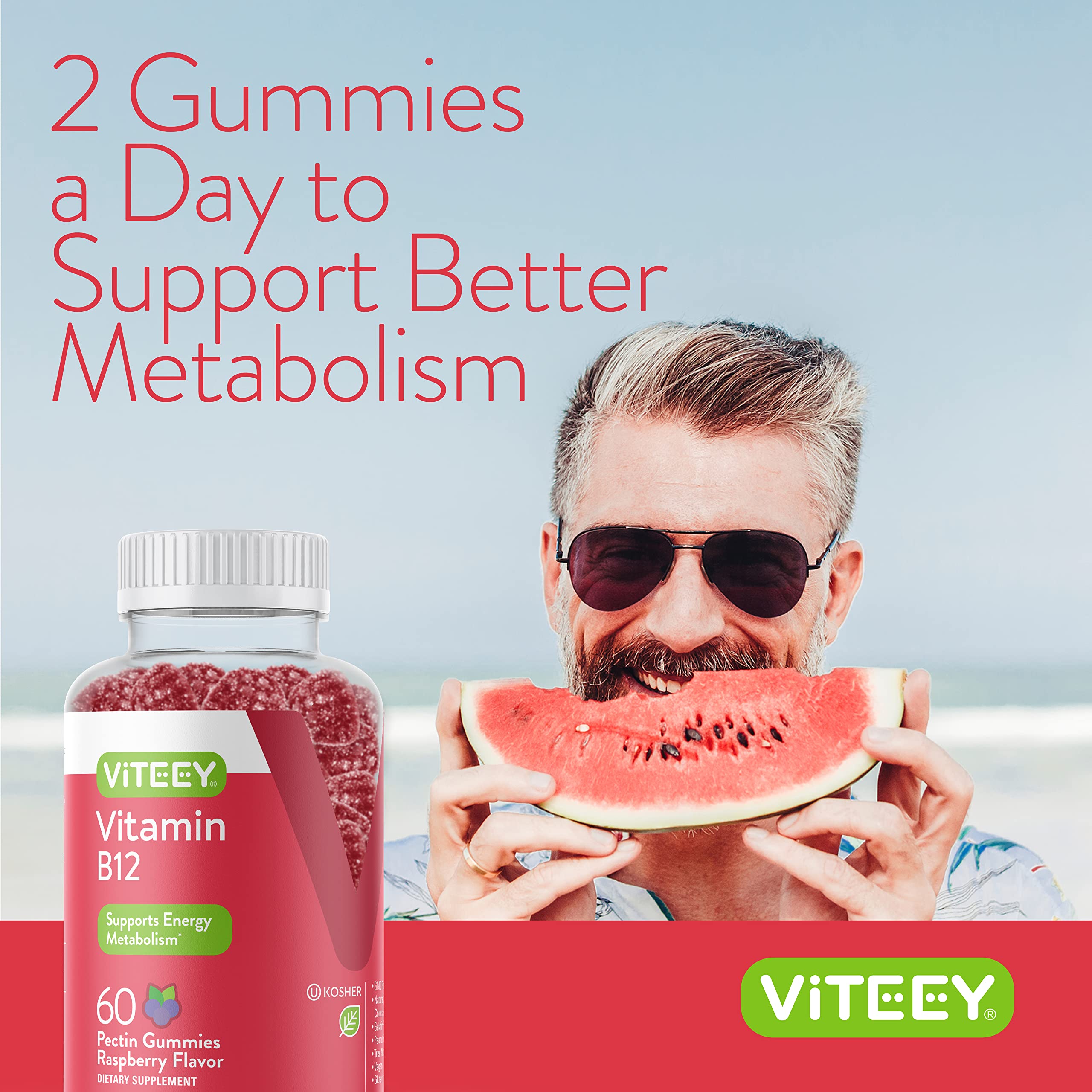 Viteey Vitamin B12 Gummies ingredients list