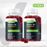 Viteey Vitamin B6 Gummies bottle side view