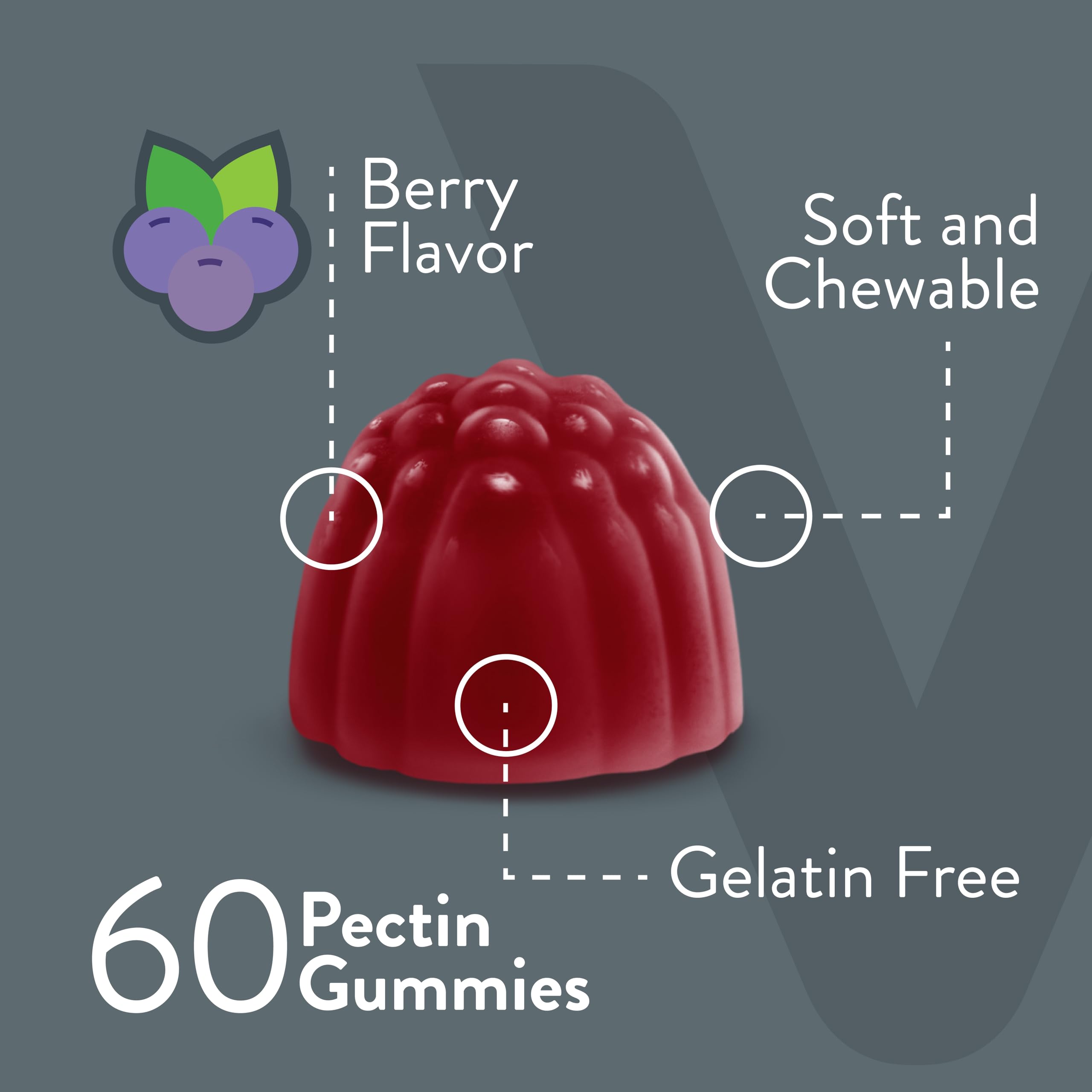 Viteey Vitamin B6 Gummies on a wooden table