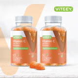 Viteey Vitamin C Gummies orange flavour close-up