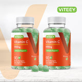 Viteey Vitamin C Gummies packaging with sour apple flavour
