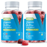 Viteey Vitamin D3 Gummies 120 count bottle front view