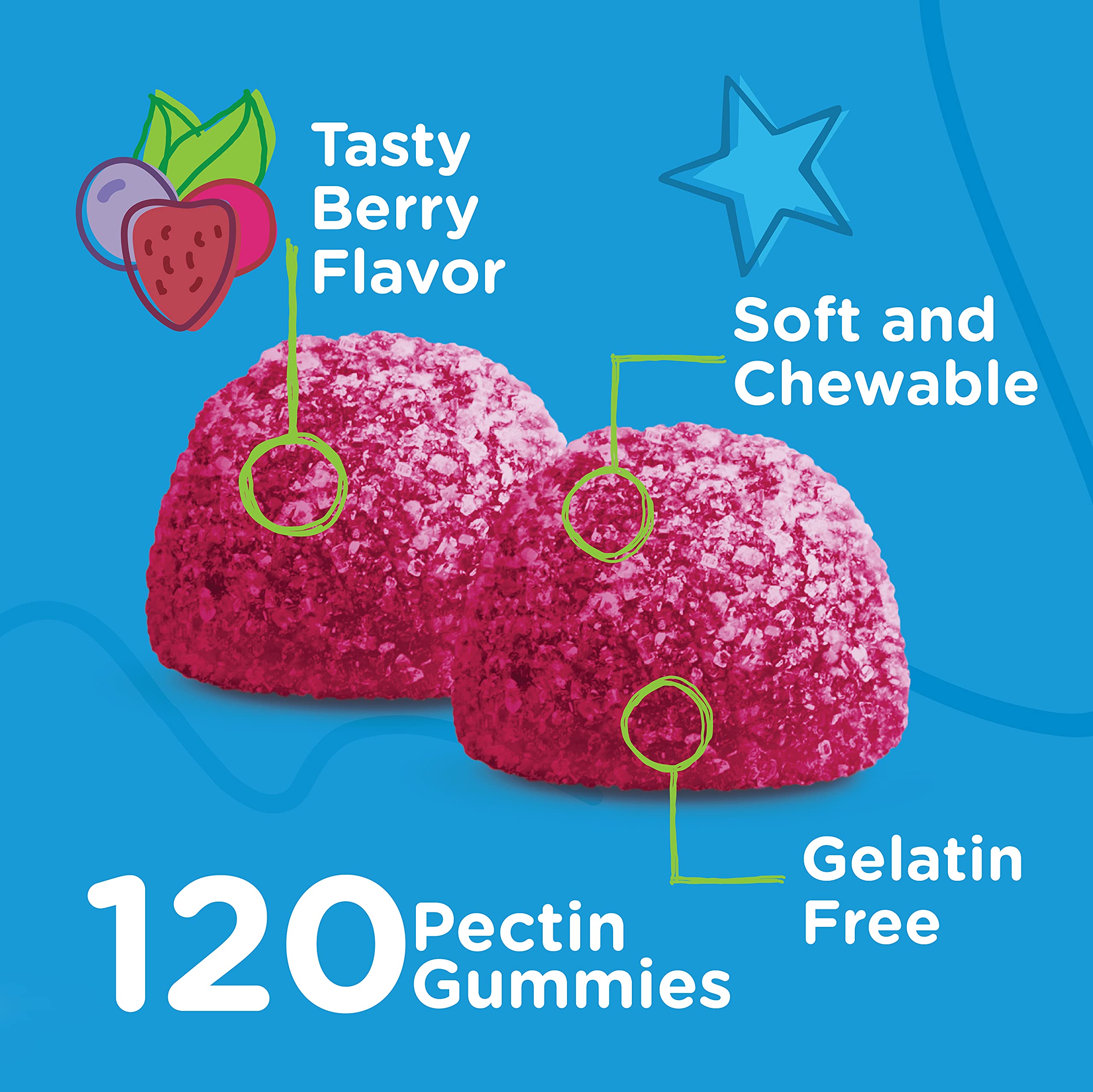Viteey Vitamin D3 Gummies bottle with gummies