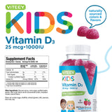 Viteey Vitamin D3 Gummies nutrition facts