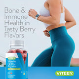 Viteey Vitamin D3 Gummies with natural ingredients