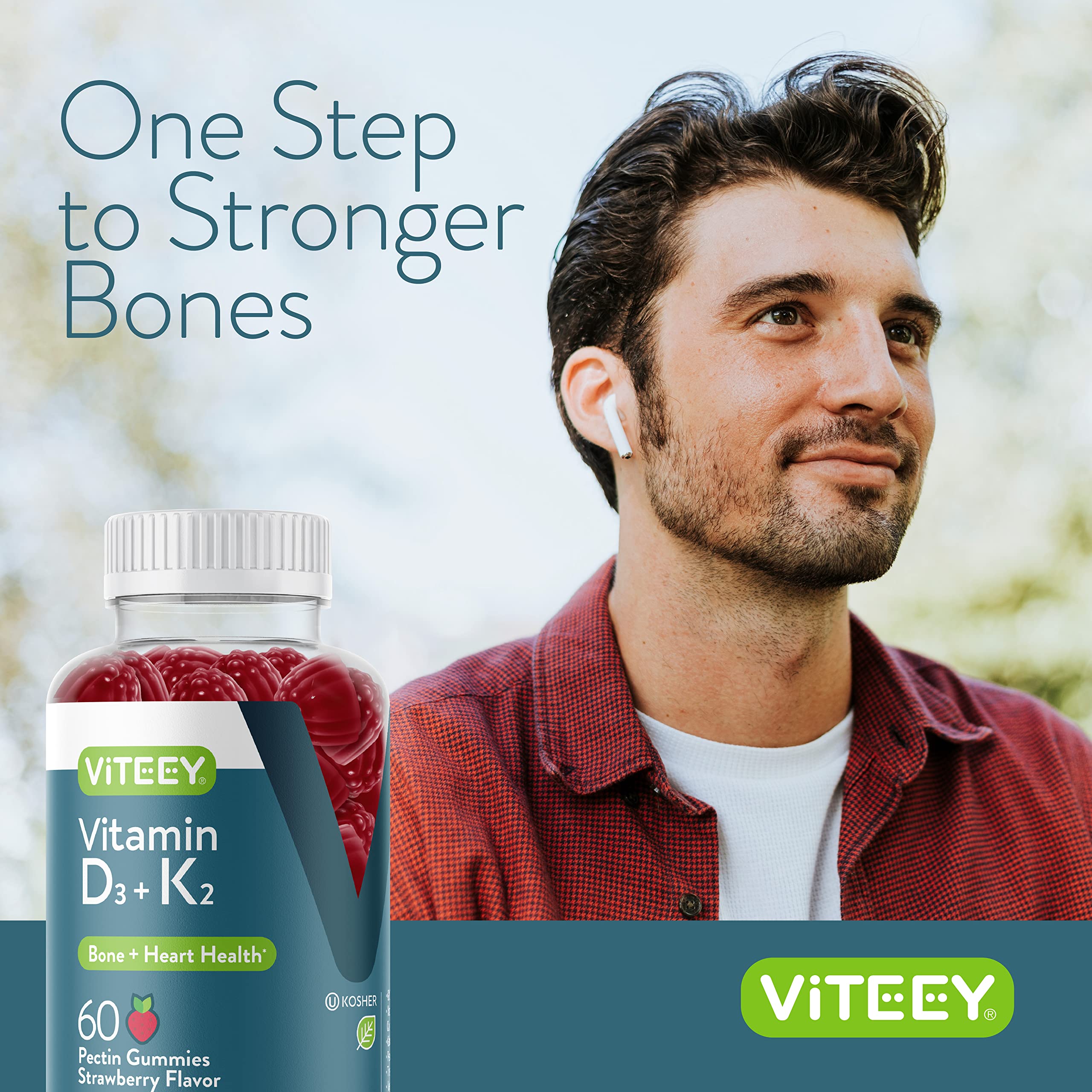 Viteey Vitamin D3 & K2 Gummies nutrition facts