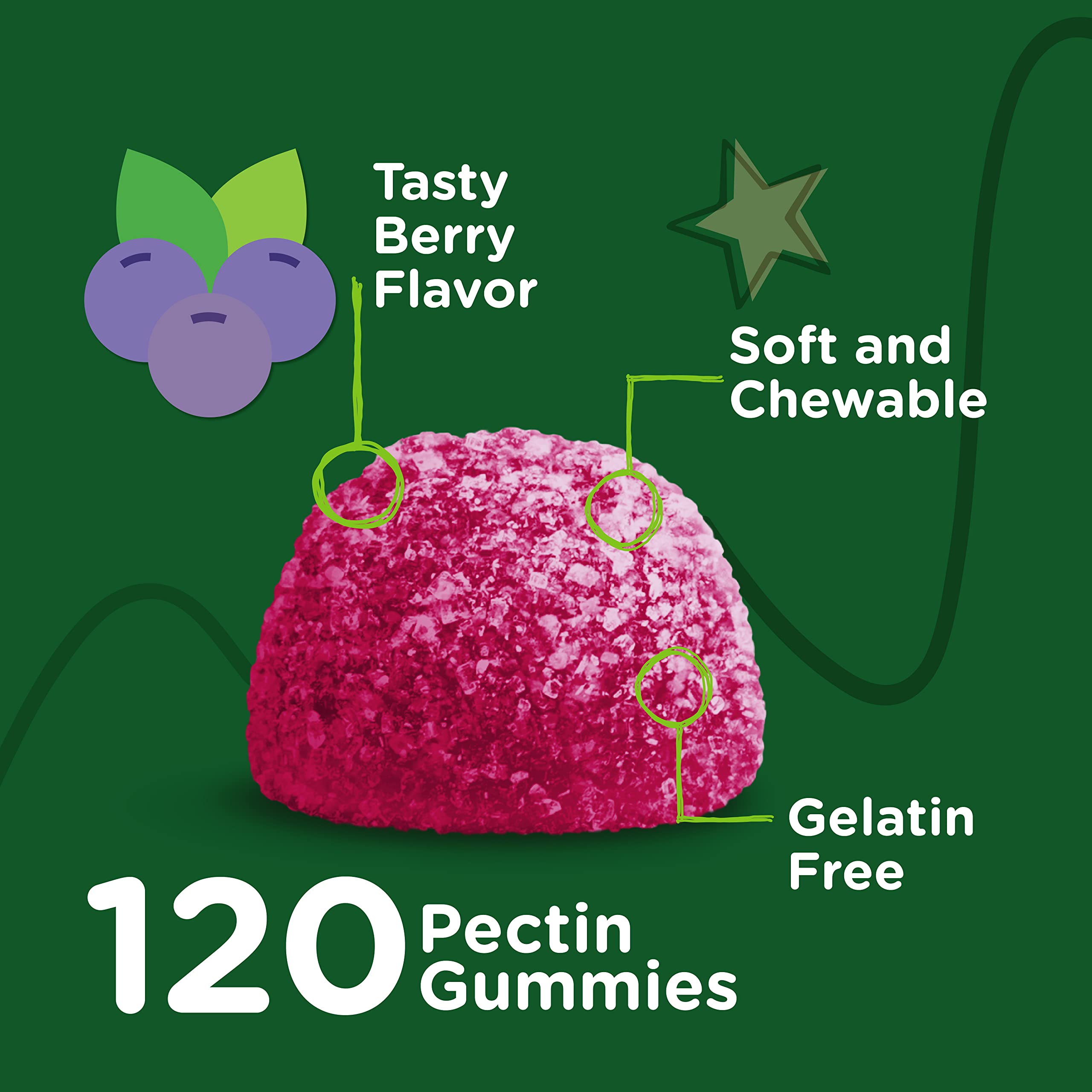 Viteey Zinc Gummies close-up of a single gummy