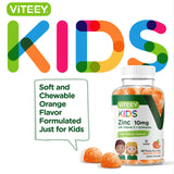 Viteey Zinc Gummies packaging side view