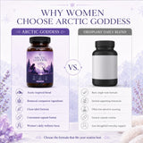 VITERA LION'S Arctic Goddess Reindeer Supplement capsule in hand