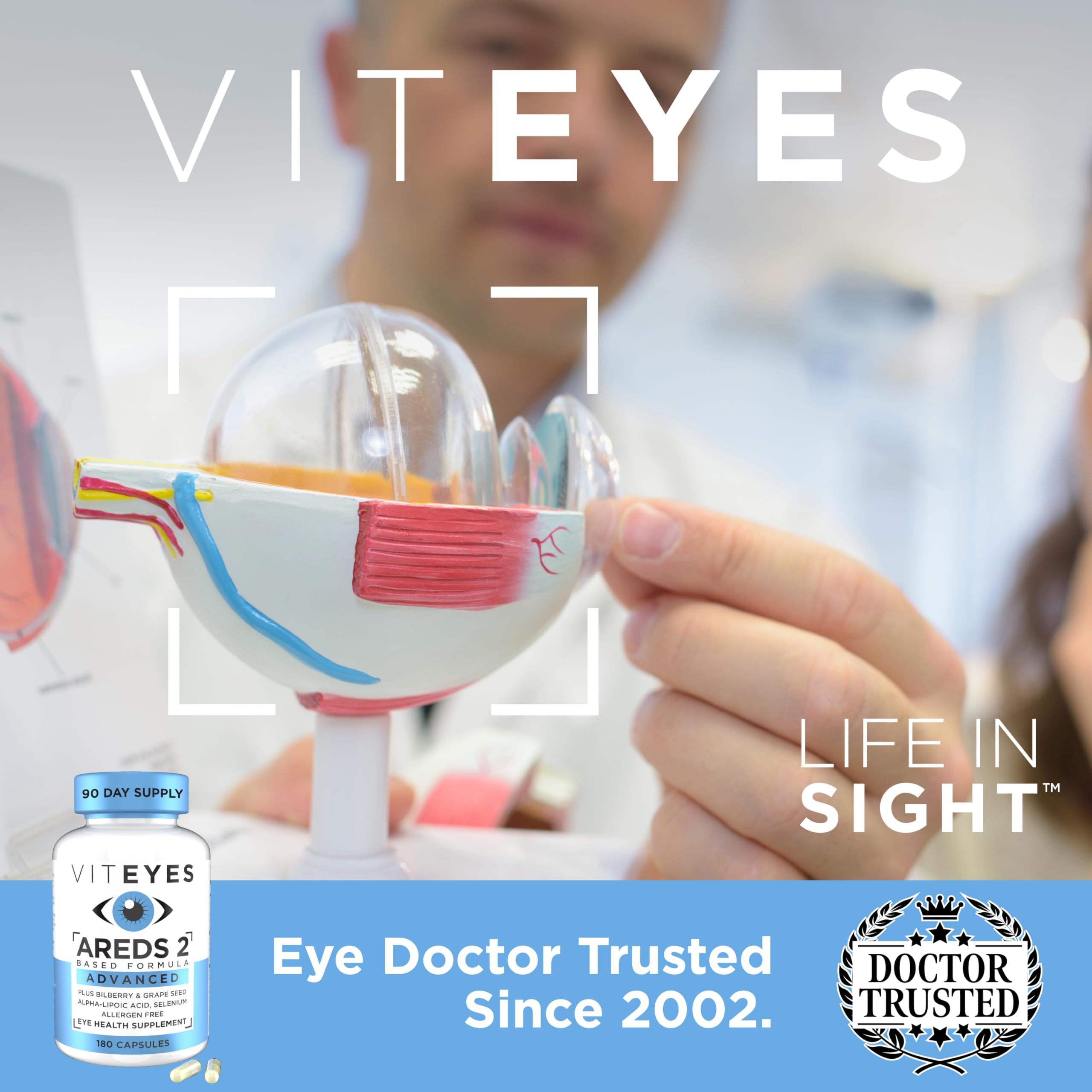 Viteyes AREDS 2 Advanced Eye Supplement ingredients list