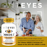 Viteyes AREDS 2 Softgels close-up of two softgels