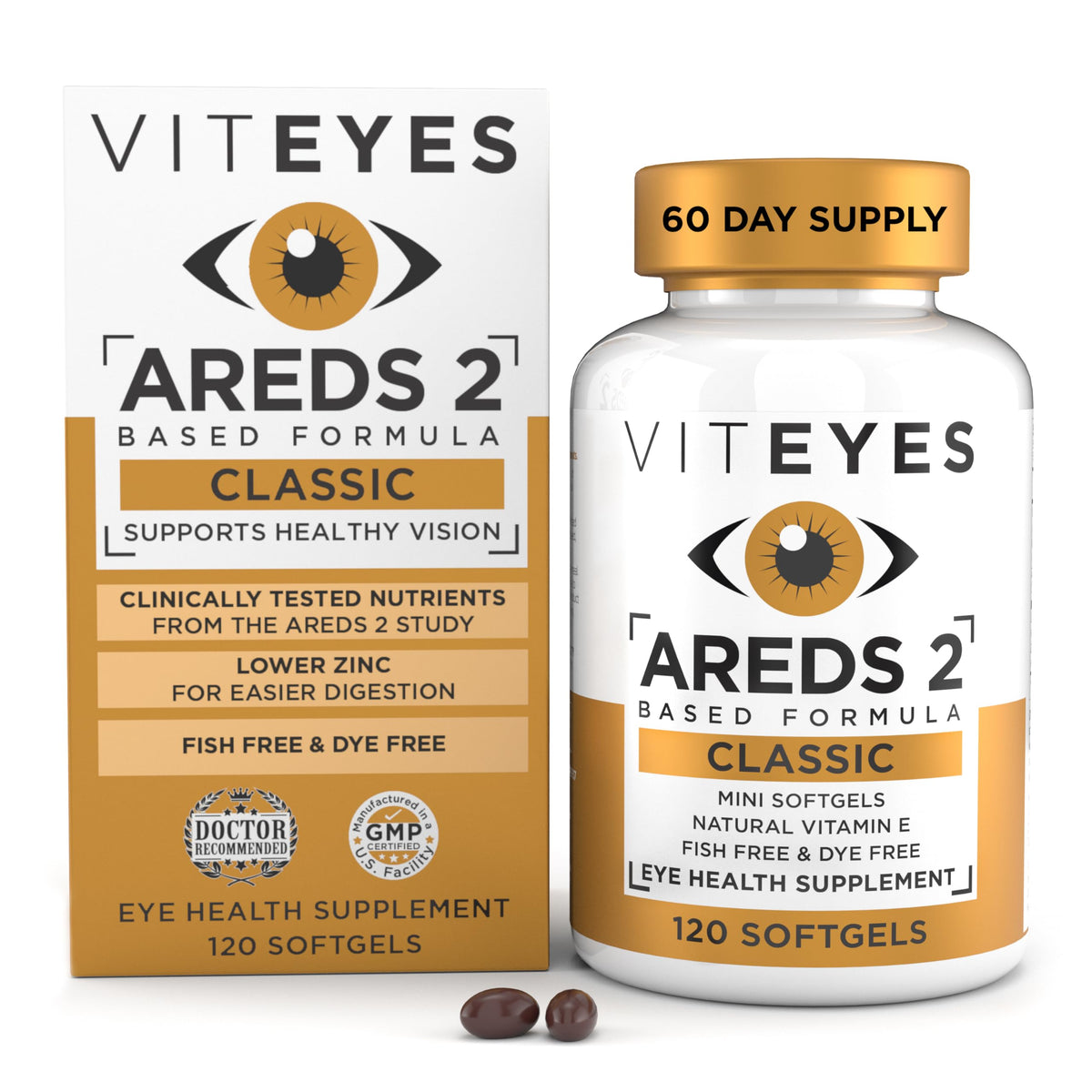 Viteyes AREDS 2 Softgels front view packaging