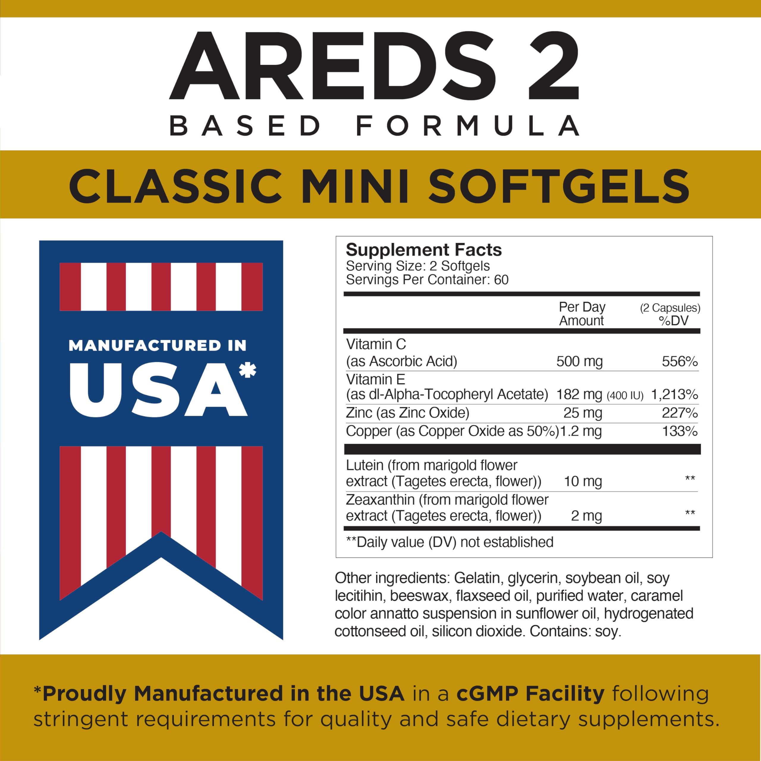 Viteyes AREDS 2 Softgels opened box with softgels visible