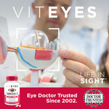 Viteyes AREDS 2 Zinc Free Eye Health Supplement nutritional information