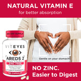 Viteyes AREDS 2 Zinc Free Eye Health Supplement packaging