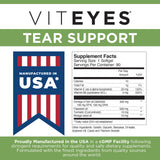 Viteyes Tear Support Omega 3-6-9 Softgels packaging details