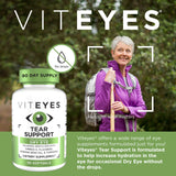 Viteyes Tear Support Omega 3-6-9 Softgels side view