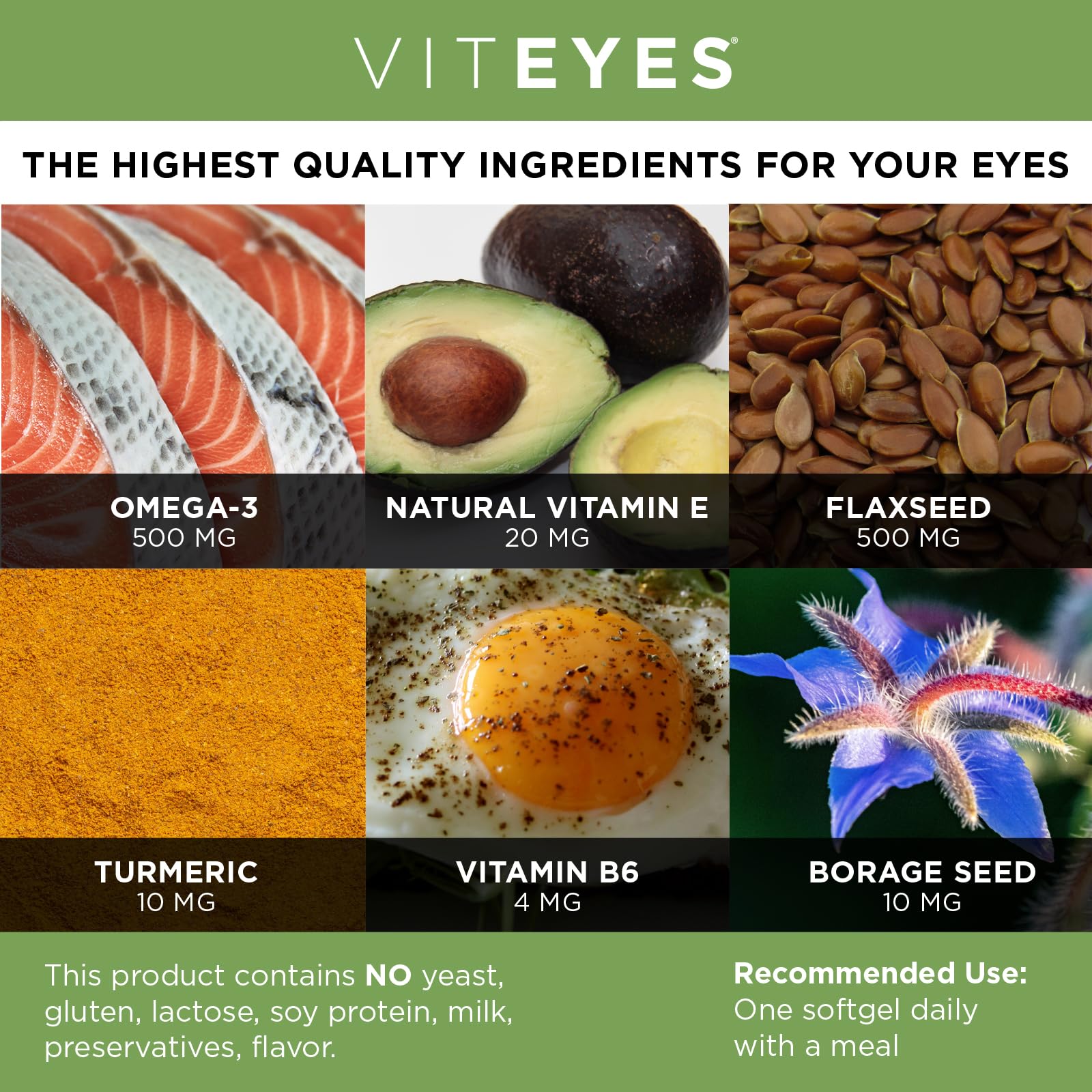 Viteyes Tear Support Omega 3-6-9 Softgels softgel close-up