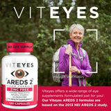 Viteyes Zinc Free AREDS 2 Eye Health Supplements packaging