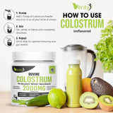 VITINITY Bovine Colostrum Powder nutritional information