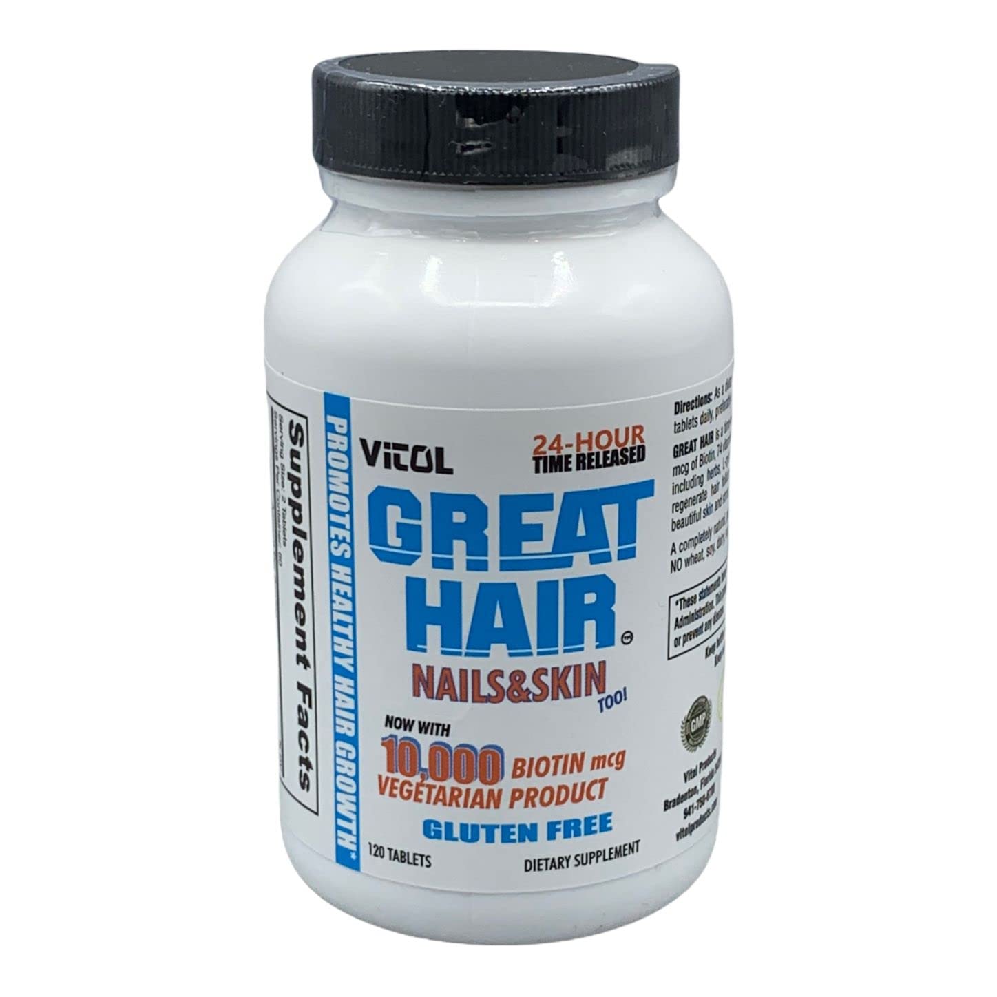 Vitol GREAT HAIR front view of packaging with capsules