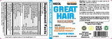 Vitol GREAT HAIR packaging with a measuring spoon