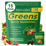 Vitrcestrs Spirulina Gummies front view with packaging