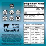 Viva Naturals Collagen Peptides Powder packaging side view