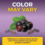 Viva Naturals Elderberry Extract 1000mg opened bottle