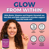 Viva Naturals Hair Skin and Nails Vitamins 5000 mcg Biotin ingredients list