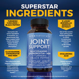 Viva Naturals Joint Support Glucosamine 1500mg capsules side view