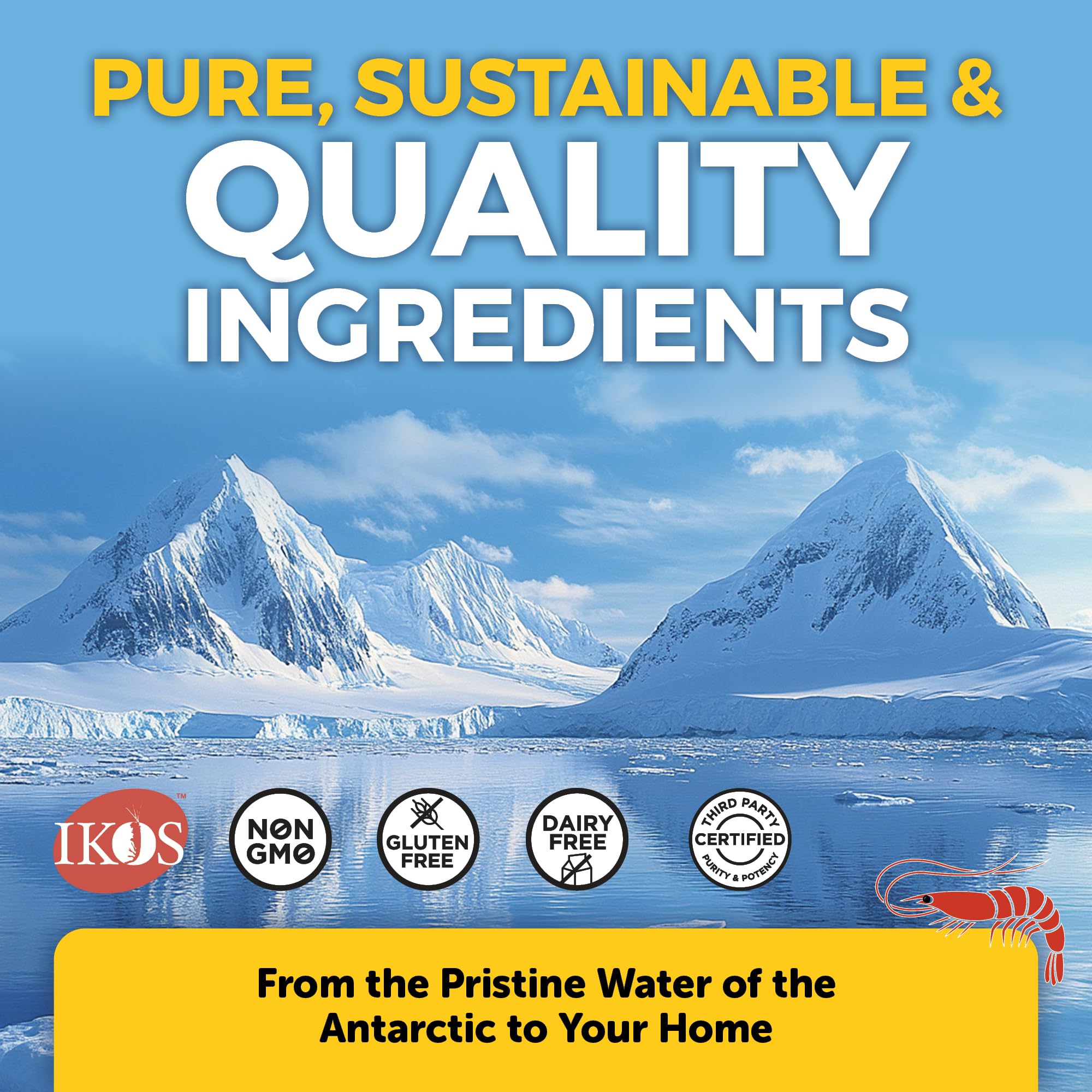 Viva Naturals Krill Oil 1250mg supplement facts label