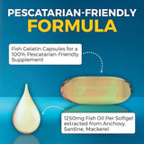Viva Naturals Omega-3 Fish Oil packaging details