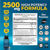 Viva Naturals Omega-3 Fish Oil softgels in a clear capsule