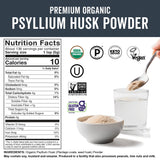 Viva Naturals Psyllium Husk Powder in a bowl