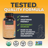 Viva Naturals Turmeric and Ginger Supplement packaging